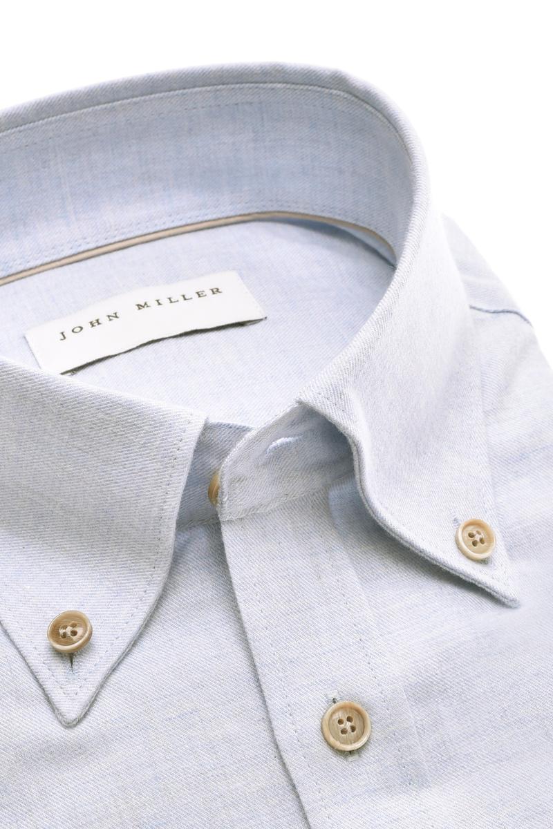 John Miller Overhemd 5142957 Blauw 2