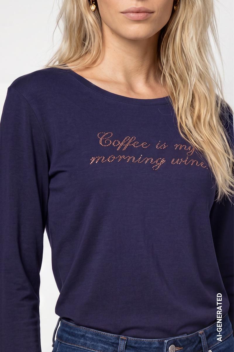 Monari Longsleeve 810472 Blauw 2