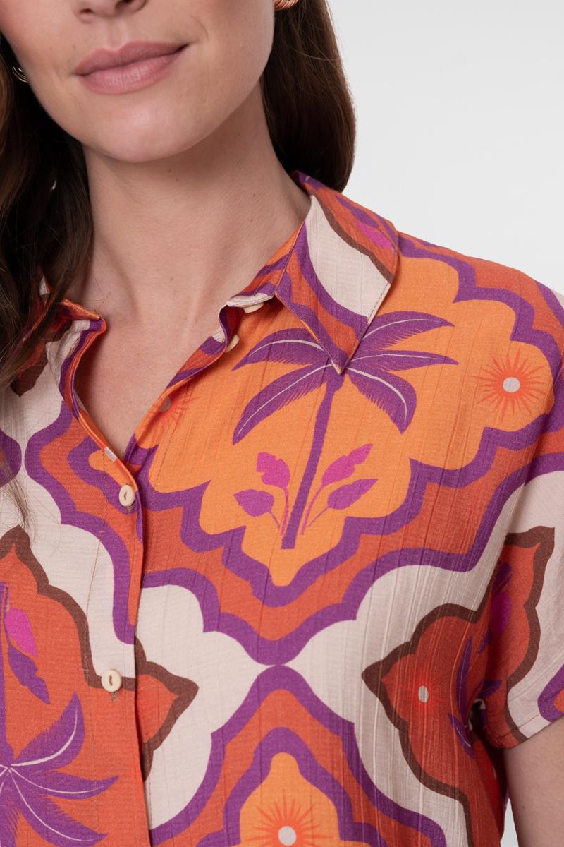 Geisha Blouse 63247-20 Oranje 4