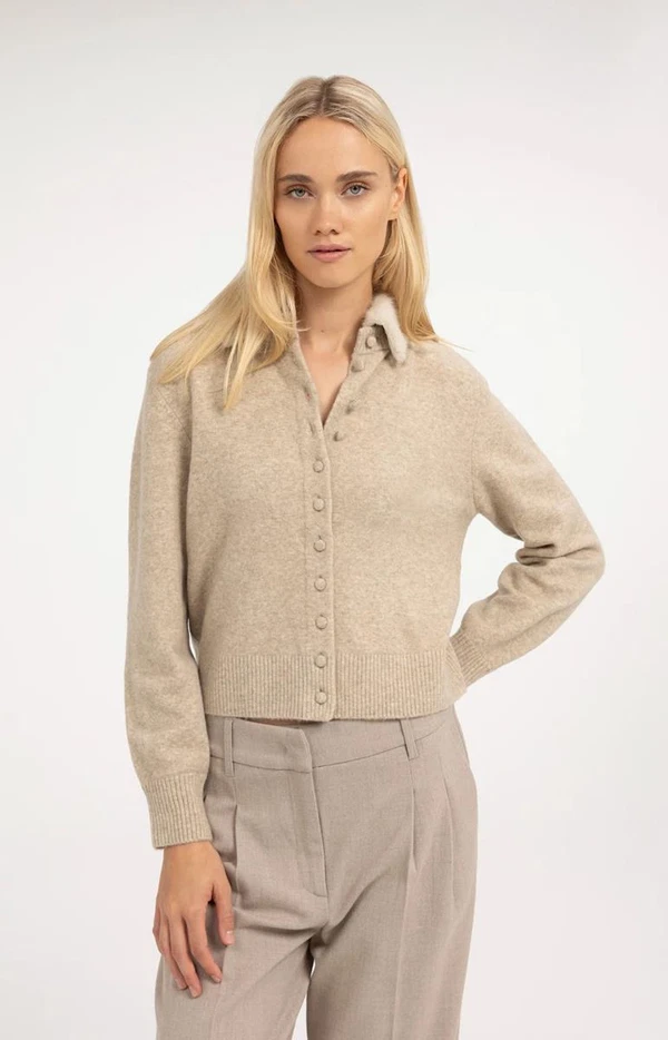 YAYA Vest 01-010185-610 Beige 1