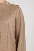 NUKUS Trui NKF03085 Taupe 2