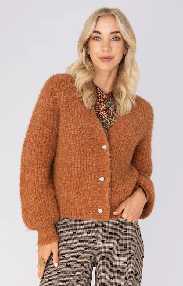 Anna Vest 21a10-02657-1 Bruin 1
