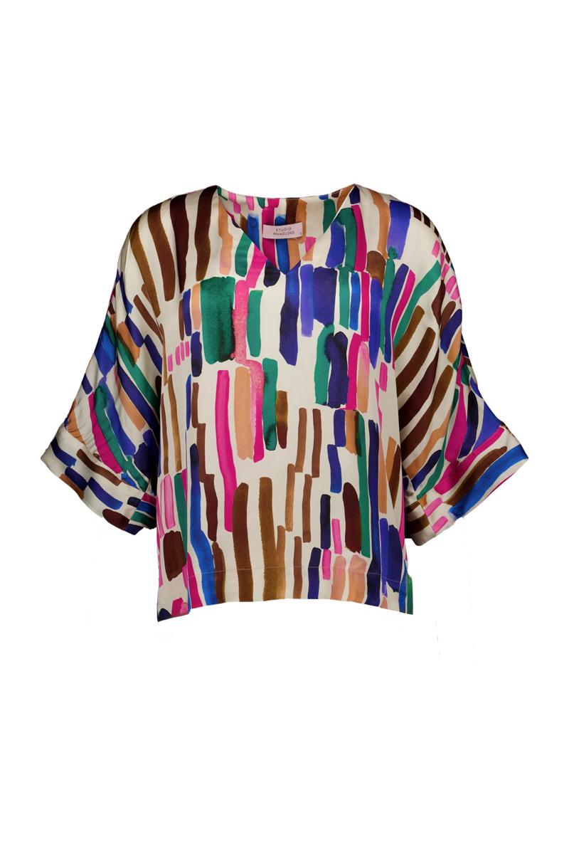 Studio Anneloes Blouse Madison Spot Roze 2