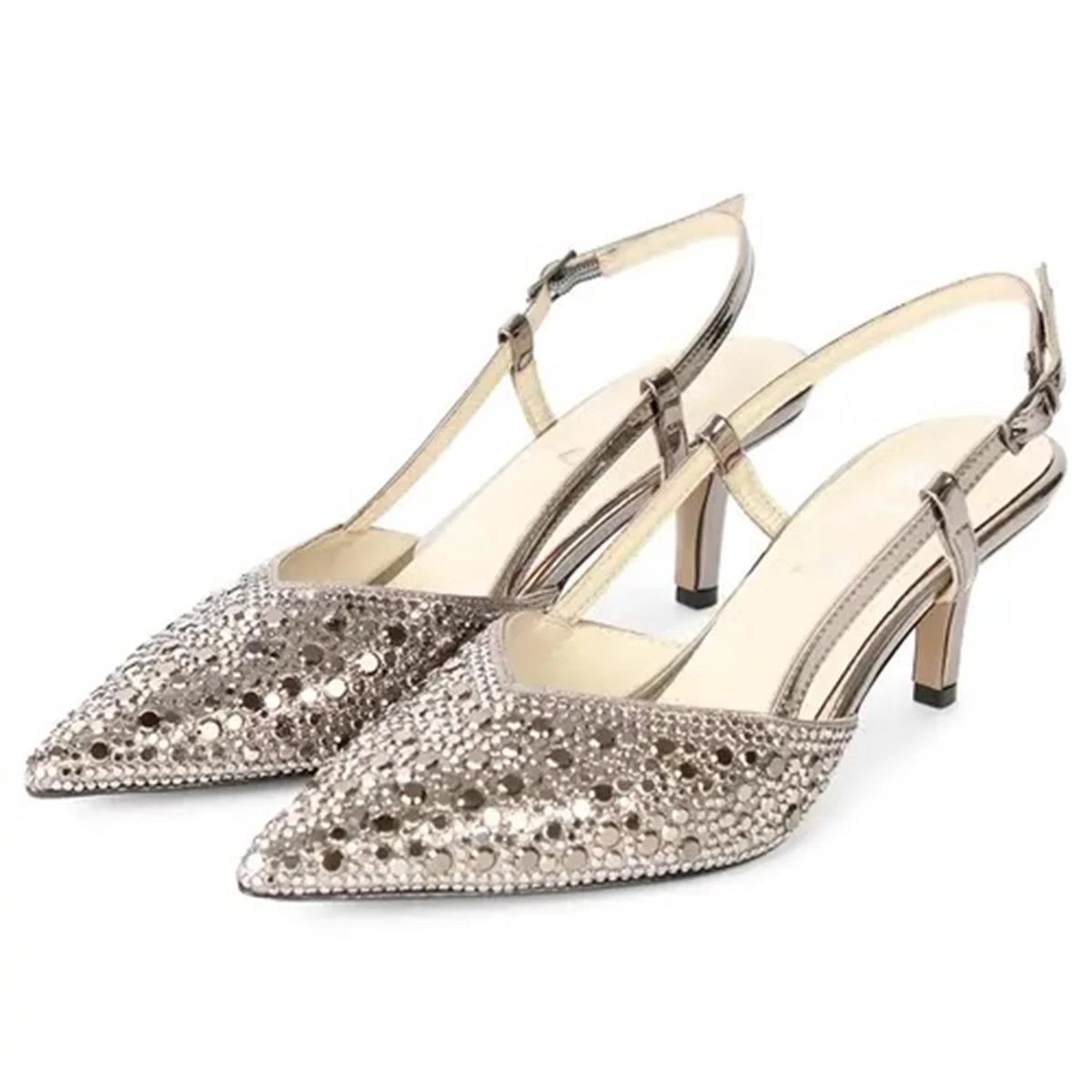 Roberto d'Angelo Pumps Yet Zilver 1