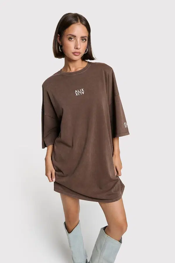 Alix The Label Jurk 2604354707 Bruin 1