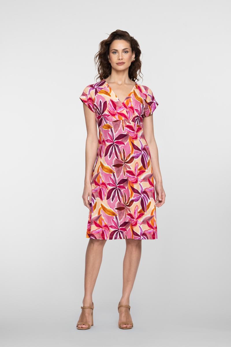 Geisha Jurk 67154-60 JUNE Roze 1