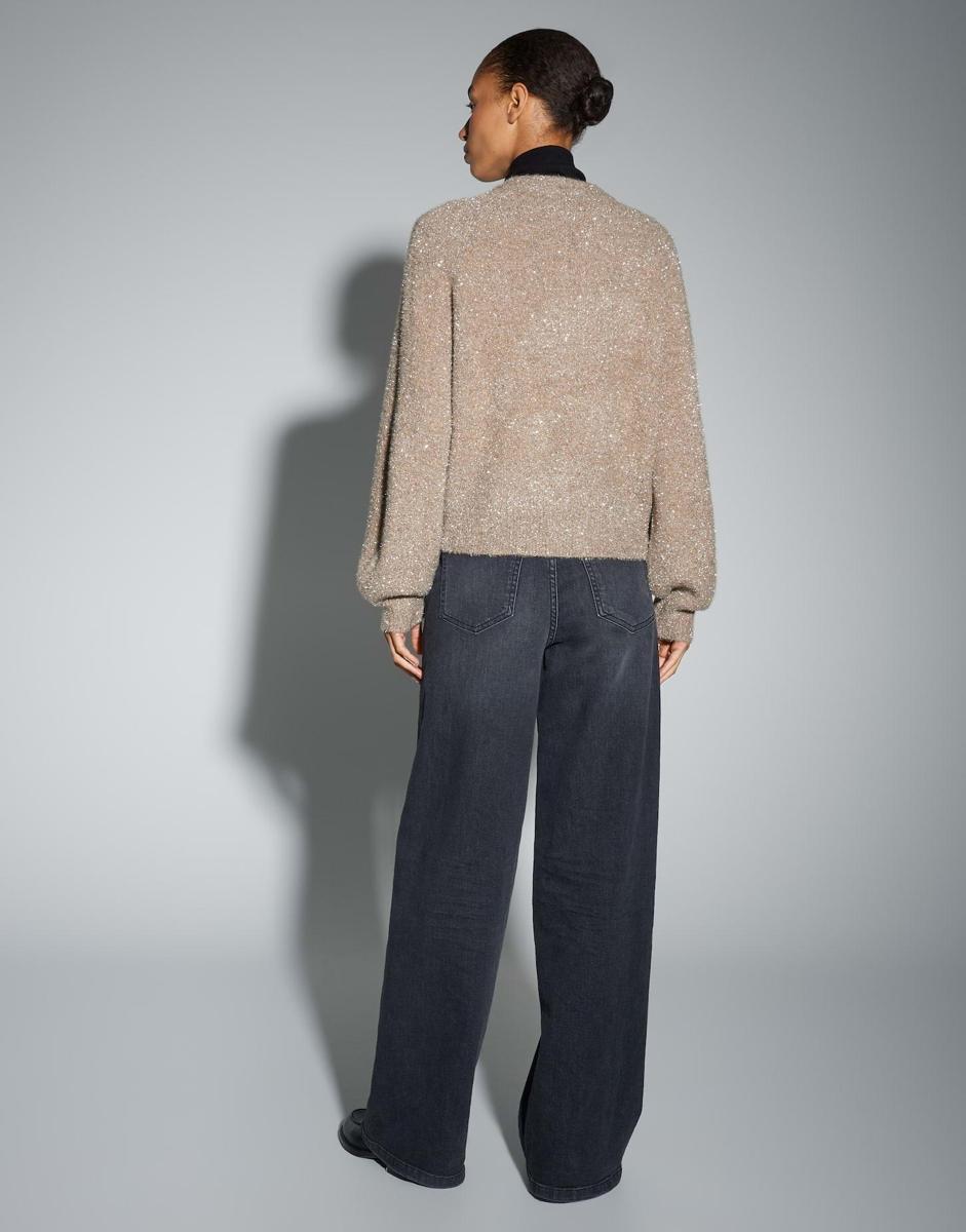 OPUS Trui 10493911875100 Taupe 3