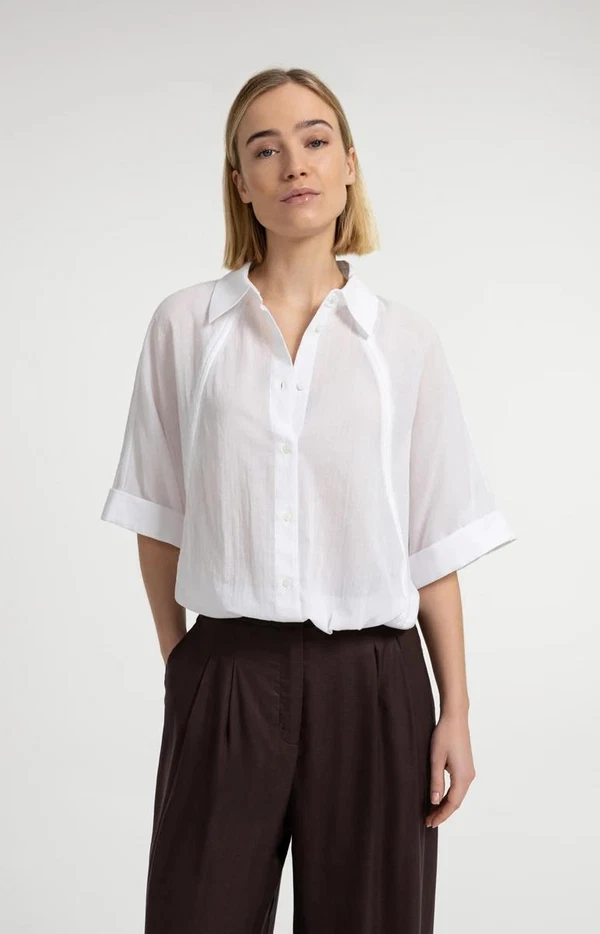 YAYA Blouse 01-201222-606 Wit 1