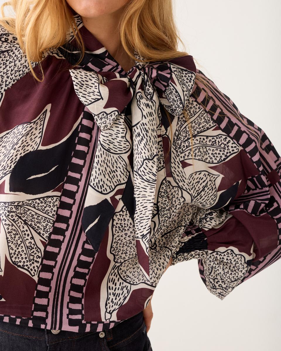 Summum Blouse 2s3553-12487 Paars 4