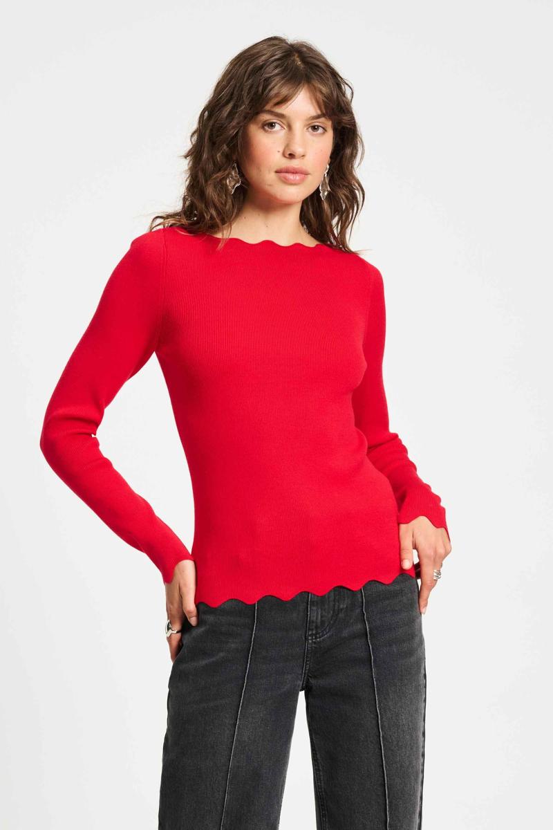 POM Amsterdam Longsleeve Bodhi Rood 1