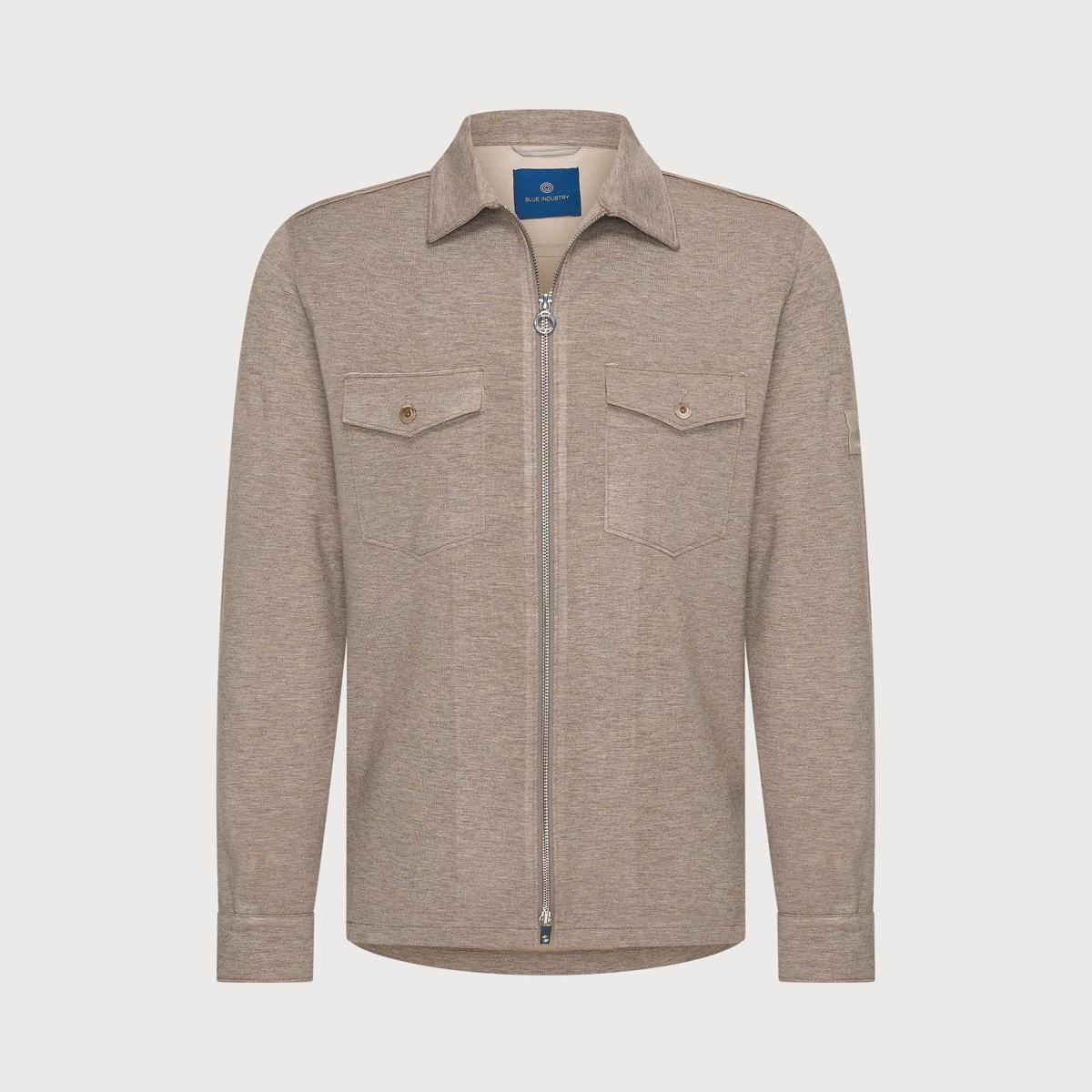 Blue Industry Overshirt PisaS26-M33 Taupe 1