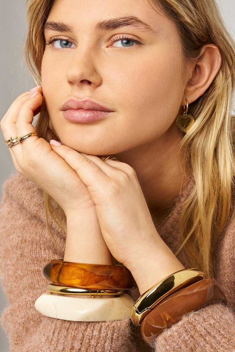 My Jewellery Armband MJ15348 Bruin 2