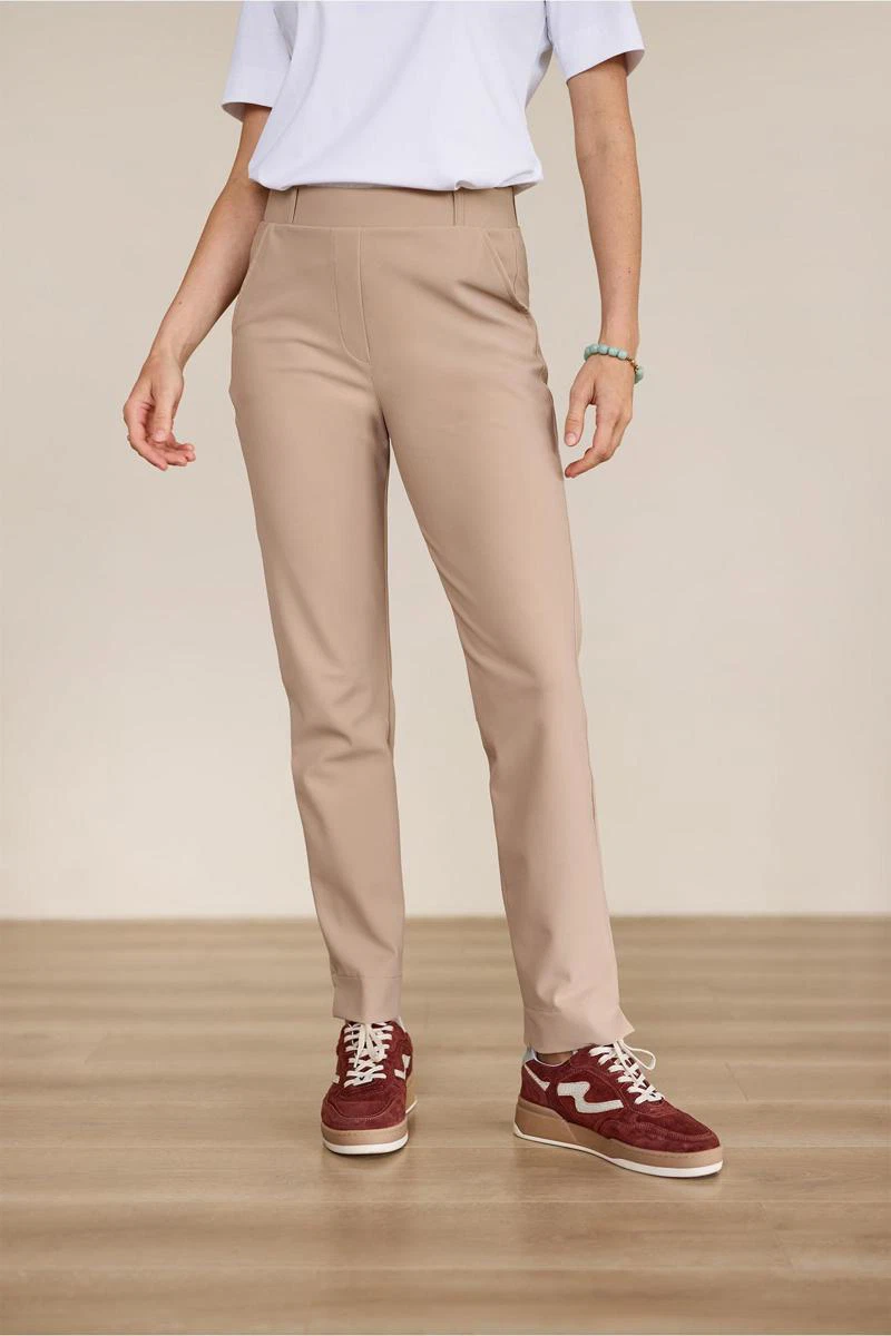 Studio Anneloes Pantalon Anne bonded trous Geel 5