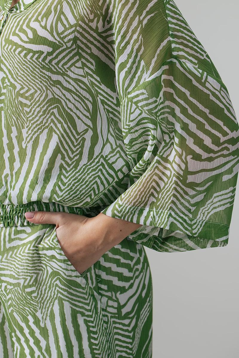 Label DOT Blouse 2611033 Groen 6