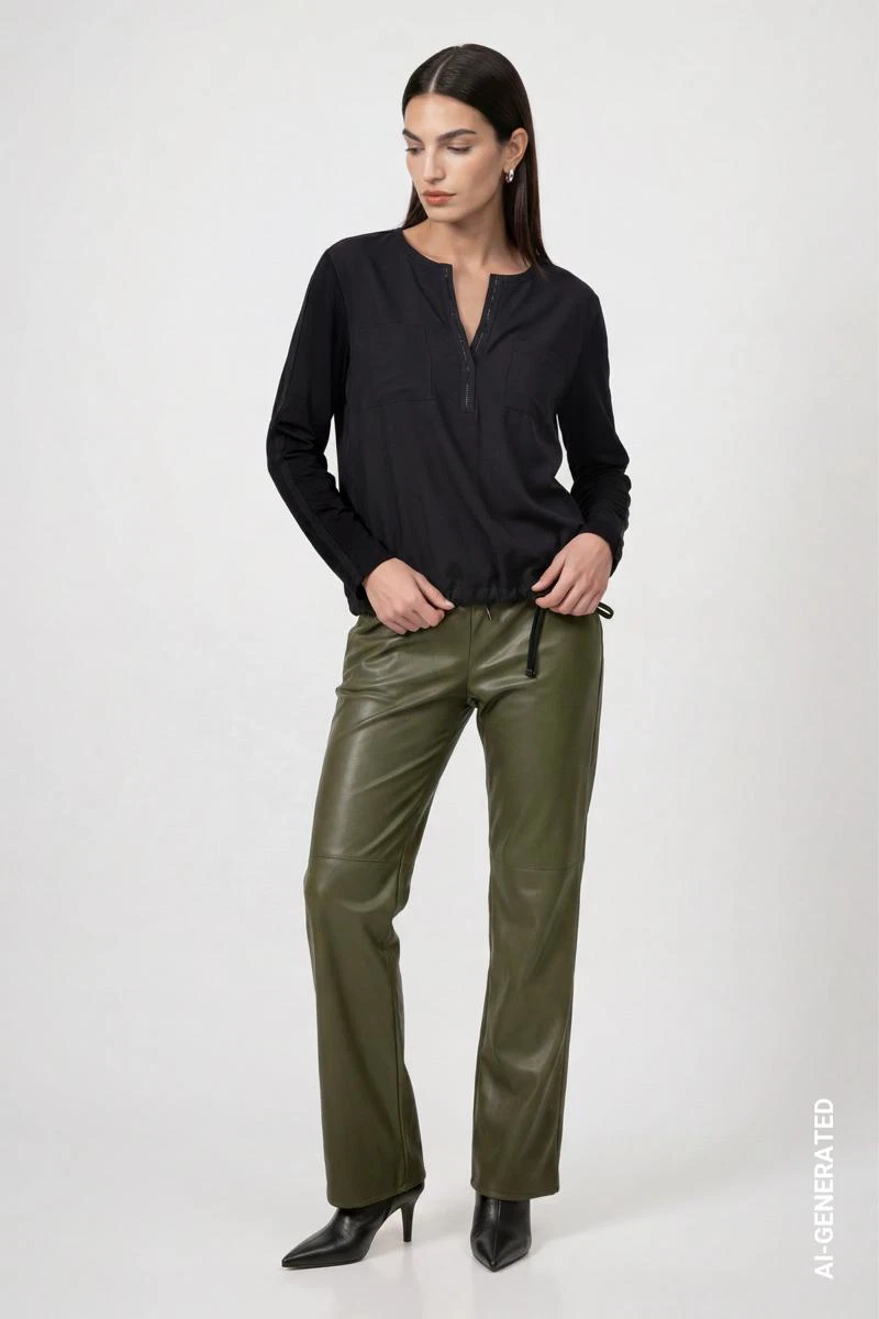 Monari Longsleeve 810104 Zwart 4
