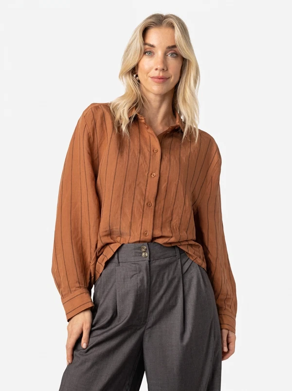 Anna Blouse 48a05-03798A Bruin 1