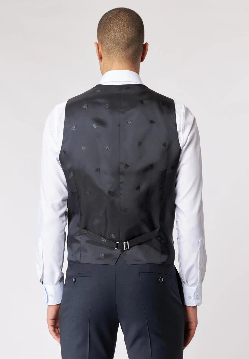 Roy Robson Gilet S05050381704100 Blauw 3