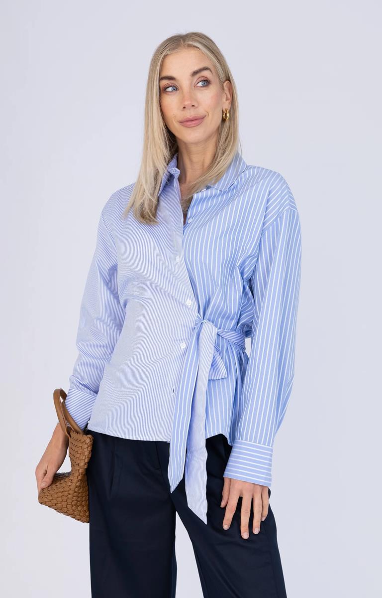 Anna Blouse 48A05-03687 Blauw 1
