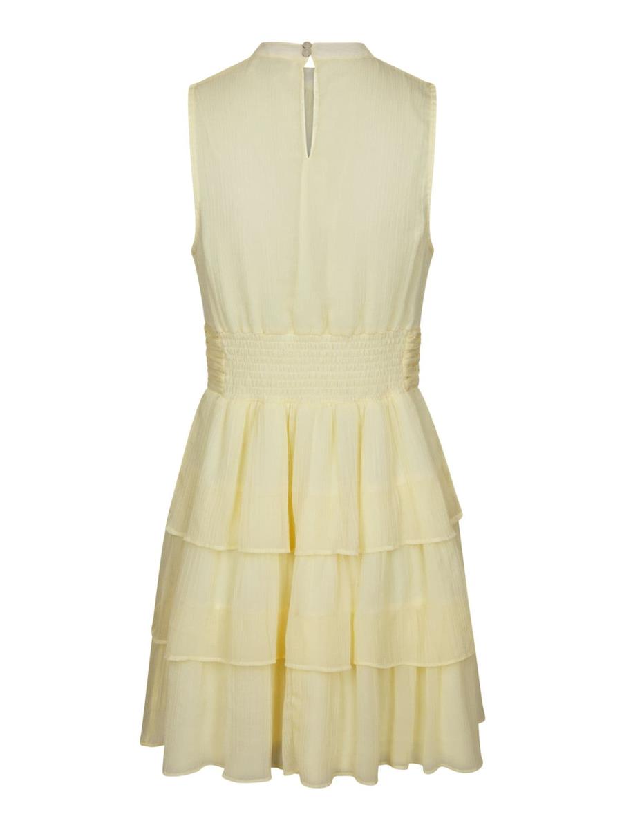 Neo Noir Jurk May Solid Geel  4