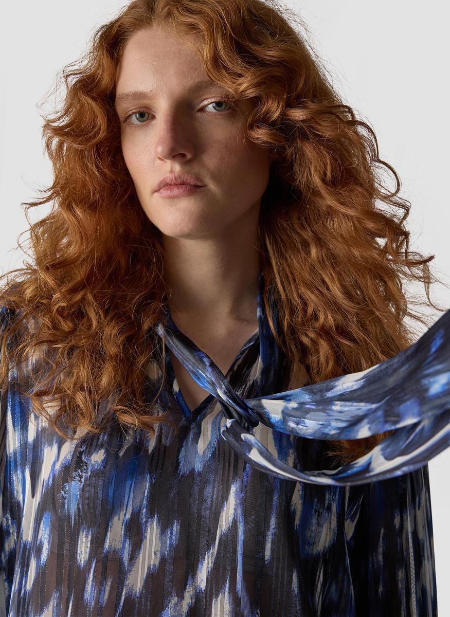 Le Comte Blouse 55-631101 Blauw 6