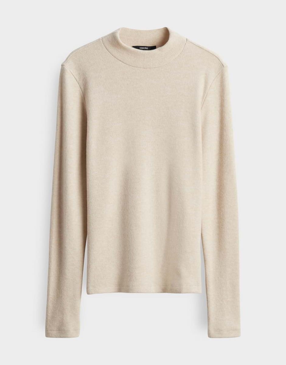 SOMEDAY T-Shirt Kosie Detail Beige 2