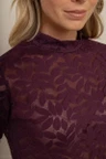 Studio Anneloes T-Shirt Reagan lace top Paars 3