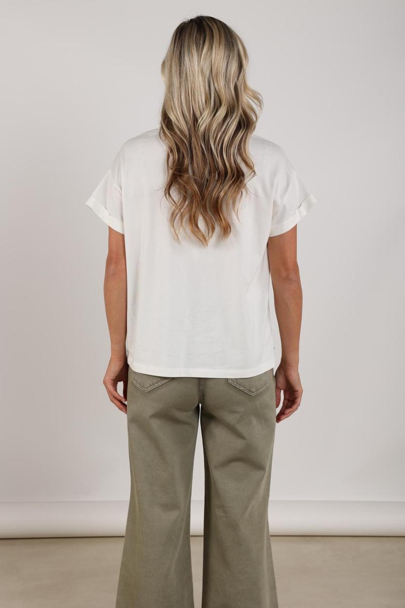NUKUS T-Shirt Sanne Off-White 3