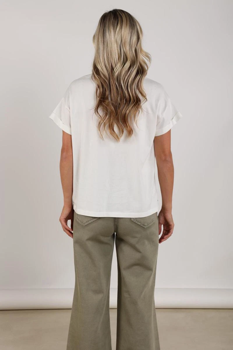 NUKUS T-Shirt Sanne Off-White 3