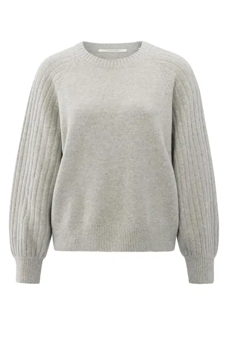 YAYA Trui 01-000410-509 Grijs 1
