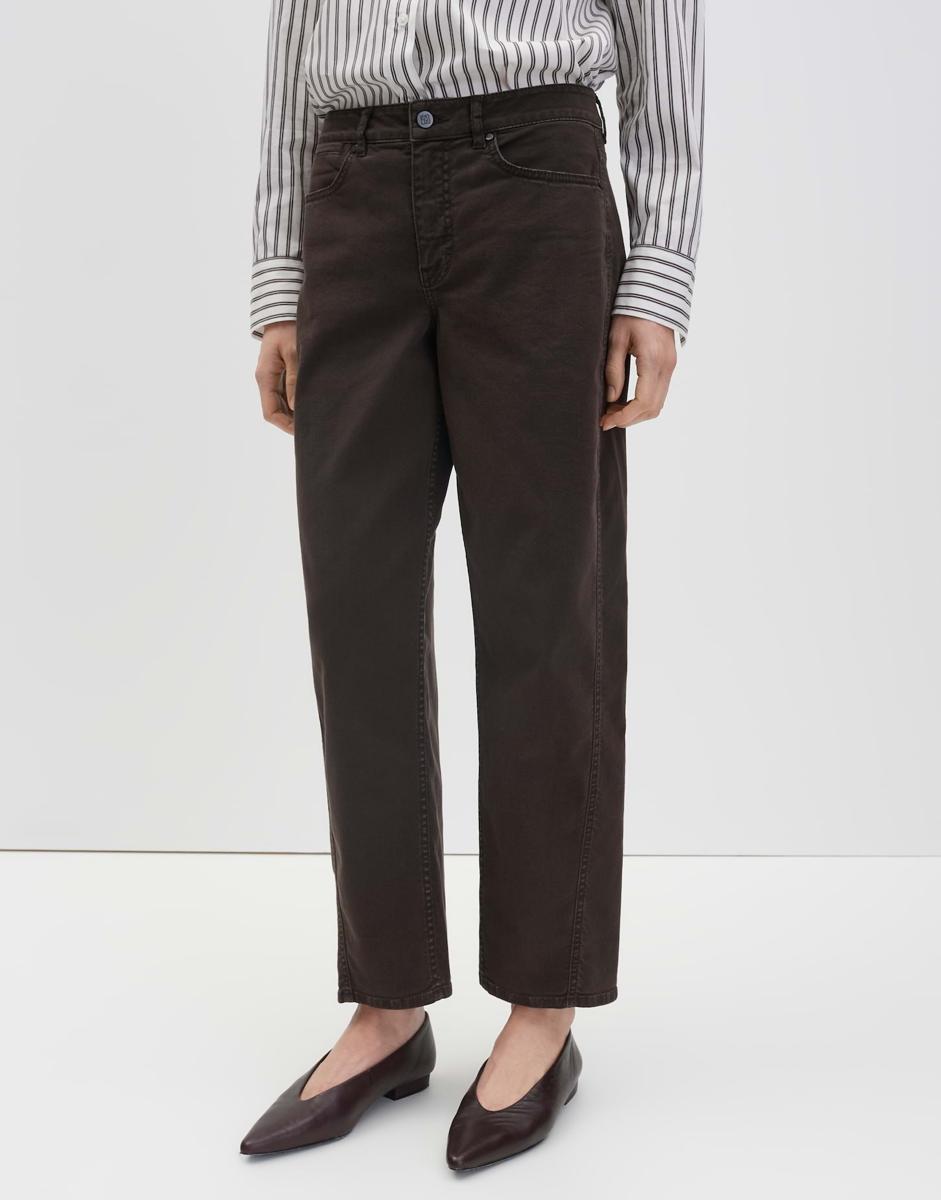SOMEDAY Jeans Cellma Long Barrel Bruin 1
