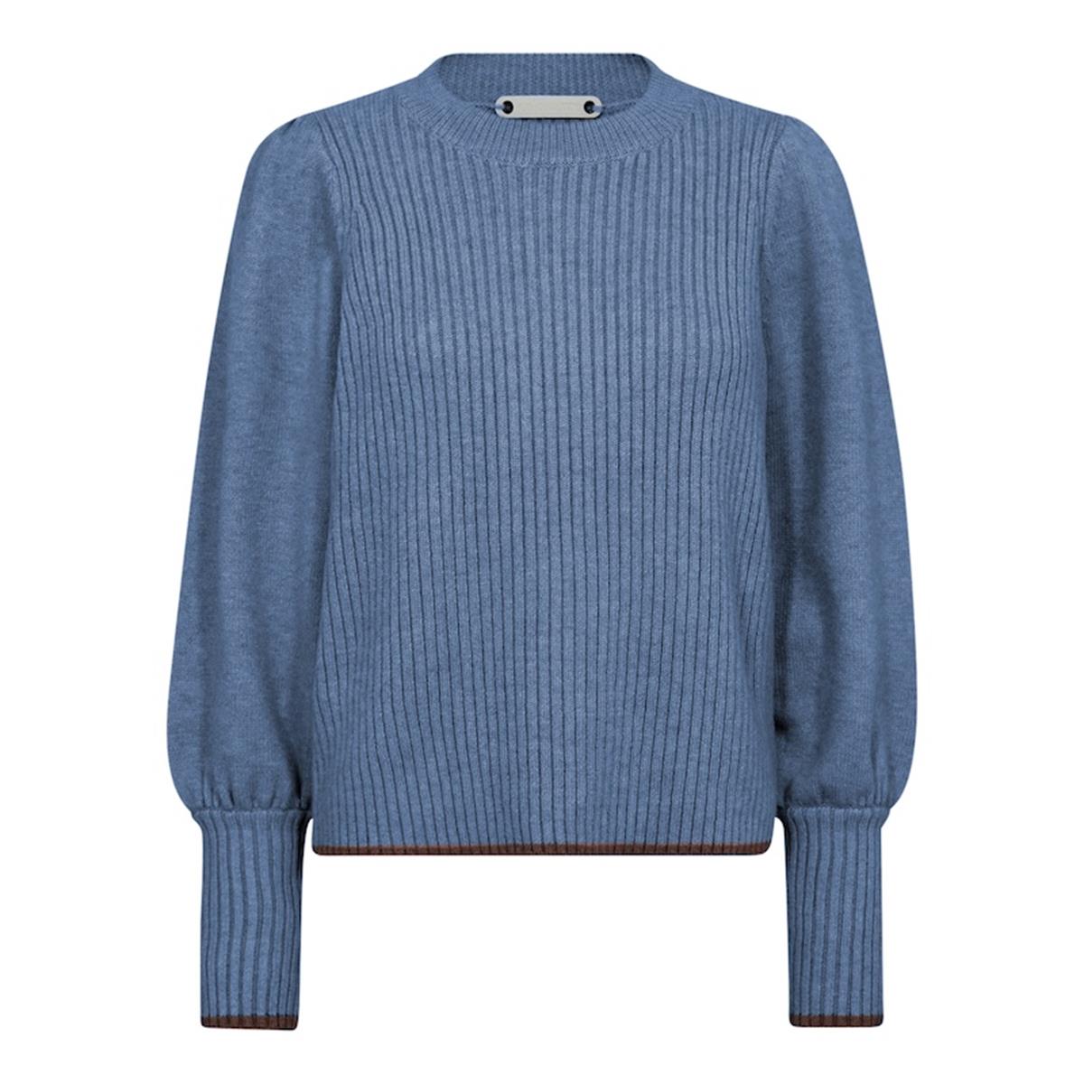 Co'Couture Trui Row Blauw 1