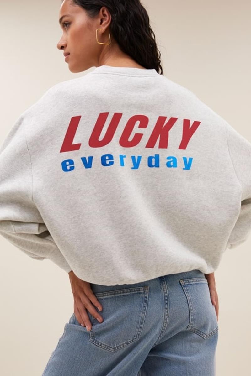 By-Bar Sweater Bibi Lucky Everyday Grijs 1
