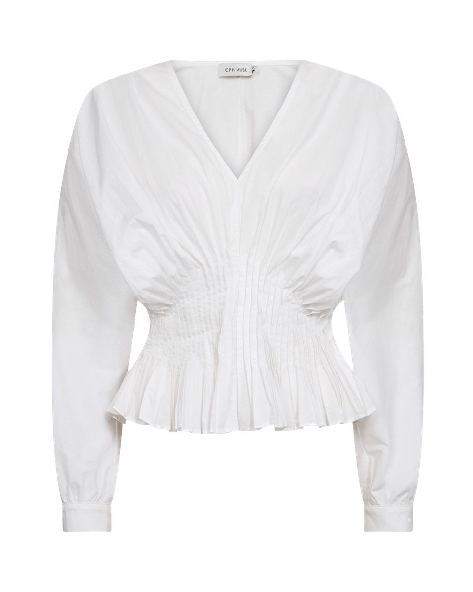 Copenhagen Muse Blouse Poplin Wit 1