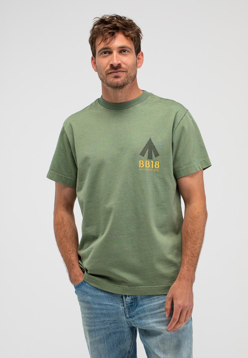 Butcher of Blue T-Shirt M2613048 Groen 3