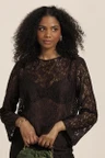 Studio Anneloes Blouse Amaya Lace Bruin 1