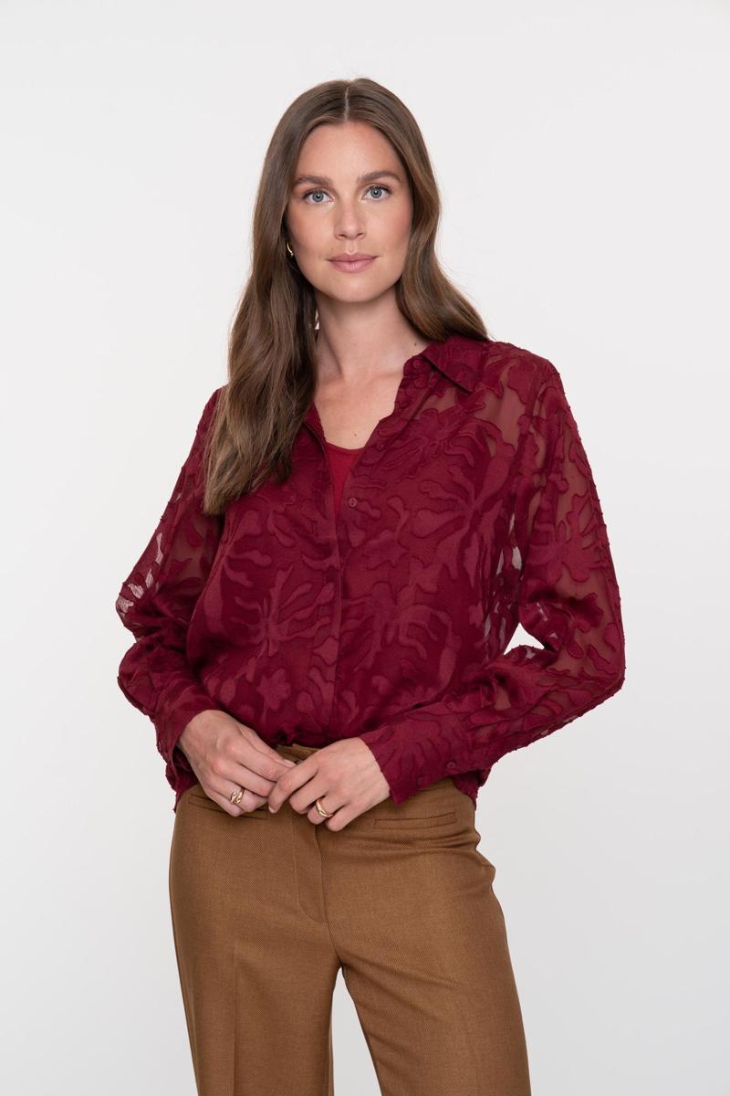 Geisha Blouse 53832-26 Rood 1
