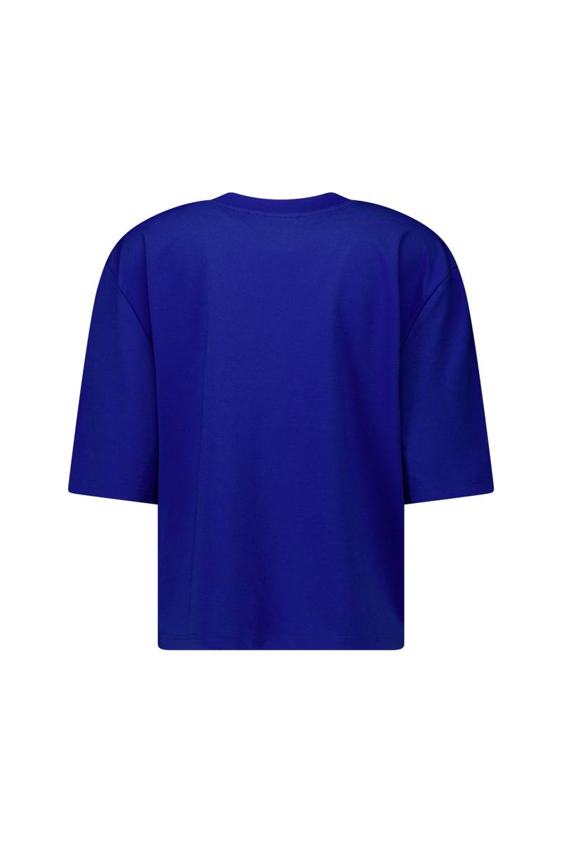 Studio Anneloes T-Shirt Fiore Vneck Blauw 3