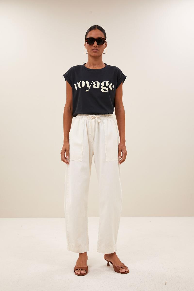 By-Bar T-Shirt Tobi Voyage Top Zwart 4