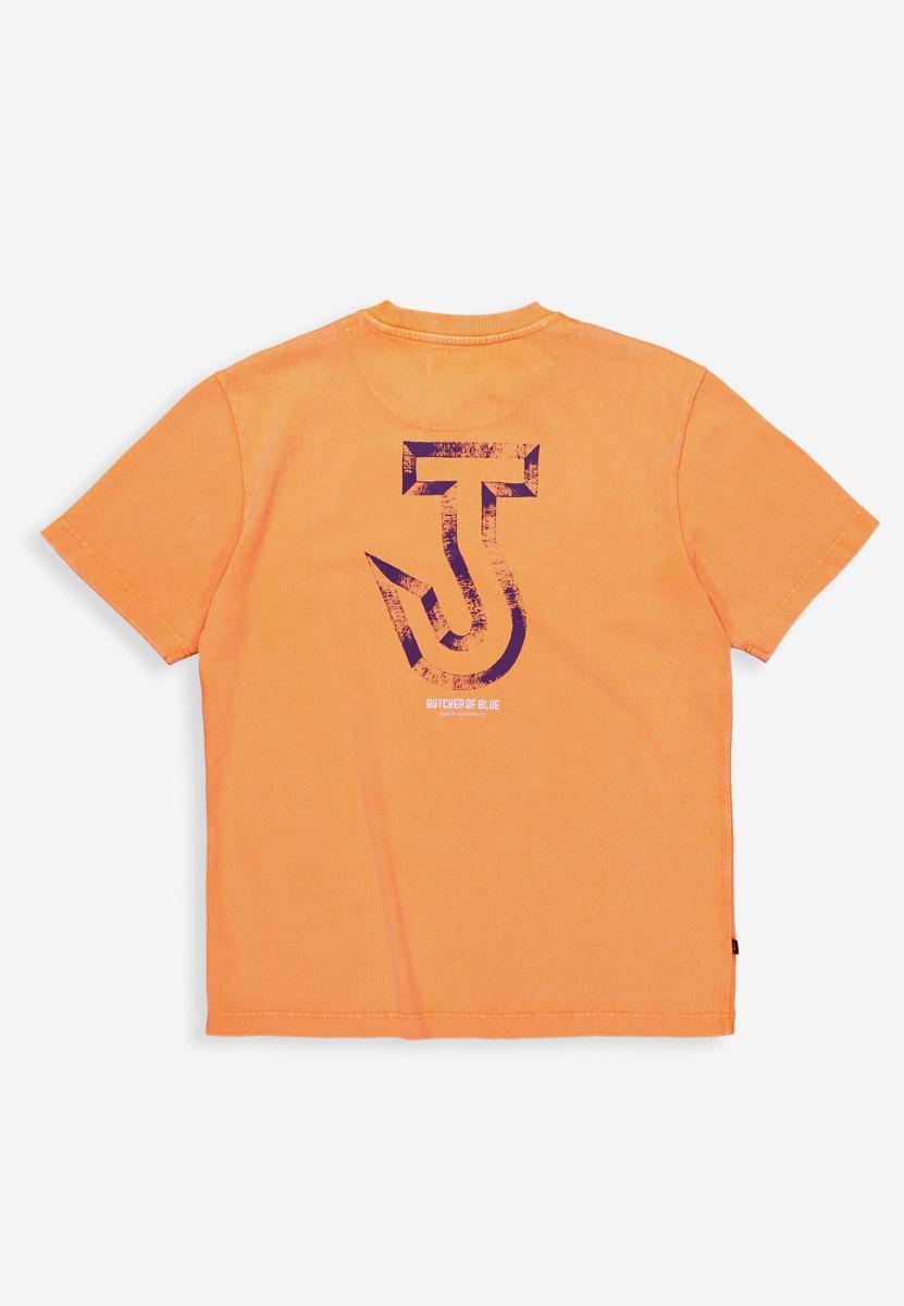 Butcher of Blue T-Shirt M2622015 Oranje 2