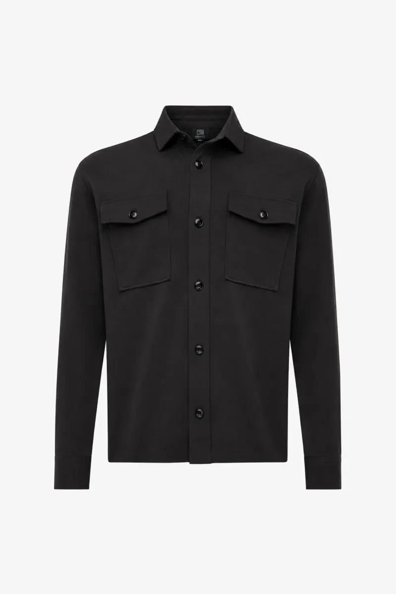 GENTI Overshirt S5188-1971 Bruin 1