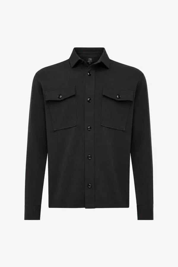 GENTI Overshirt S5188-1971 Bruin 1