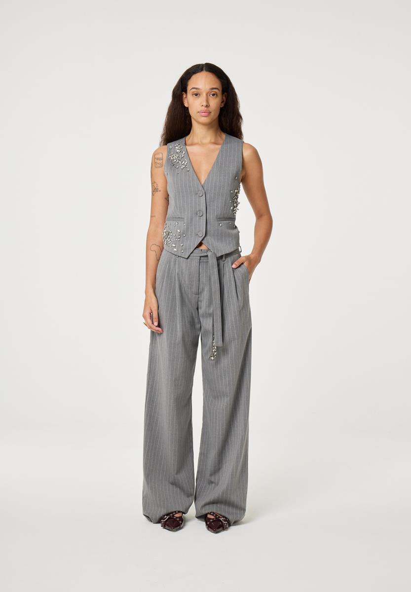 Fabienne Chapot Pantalon Charlie Grijs 1