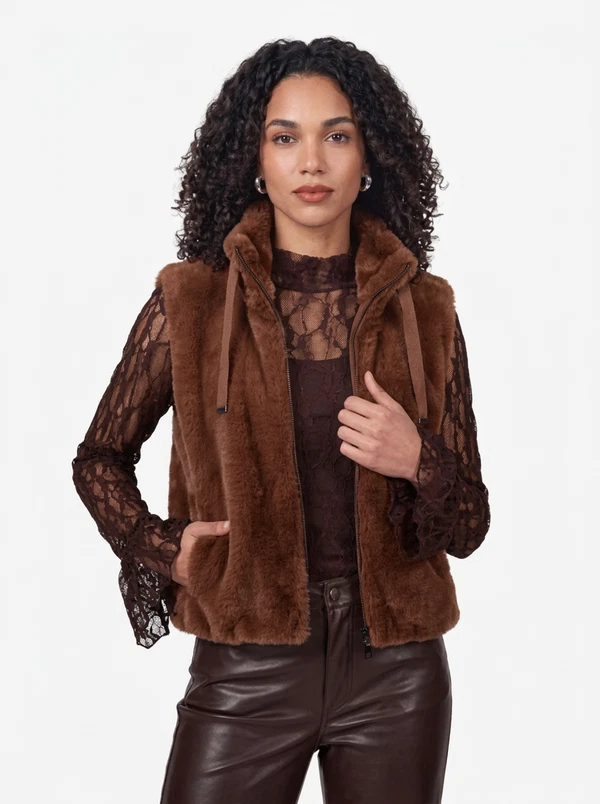 Monari Vest 810143 Bruin 1