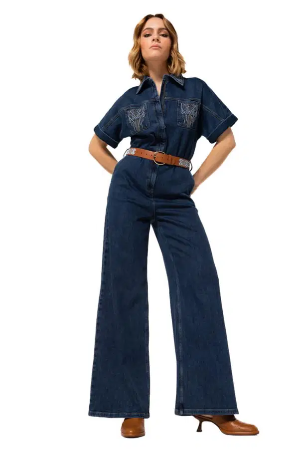 Caroline Biss Jumpsuit 1597 Blauw 1