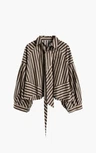 Aimée the Label Blouse Oslo Bruin 2