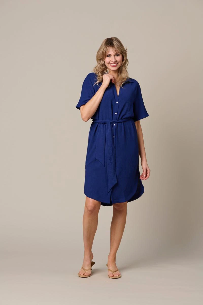 &Co Woman Jurk Margo Blauw 1