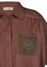 LeComte Blouse 56-624104 Bruin 3