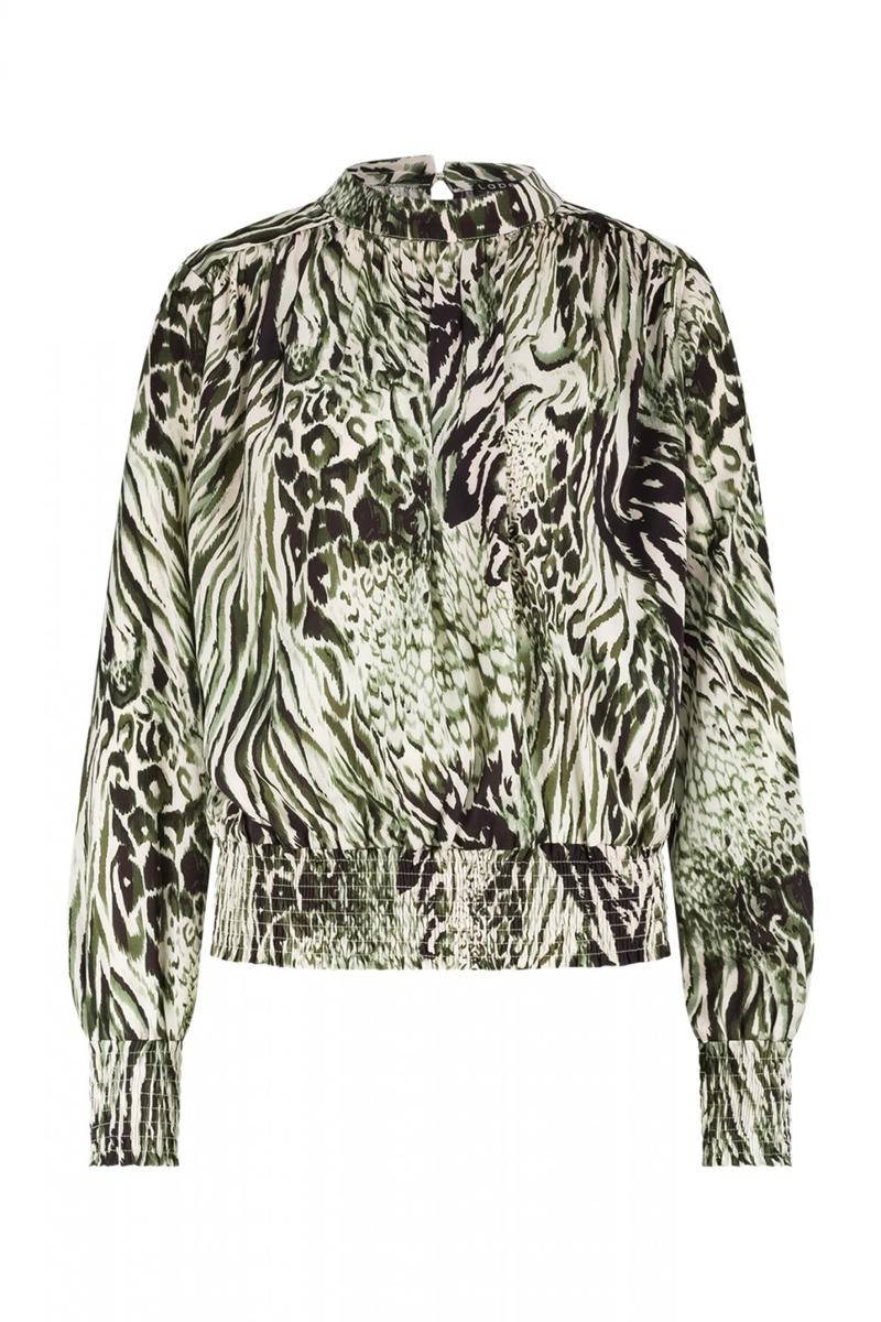 Label DOT Blouse Abby Groen 2