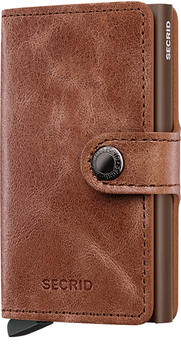 Secrid Miniwallet Vintage Cognac Brown Bruin 2
