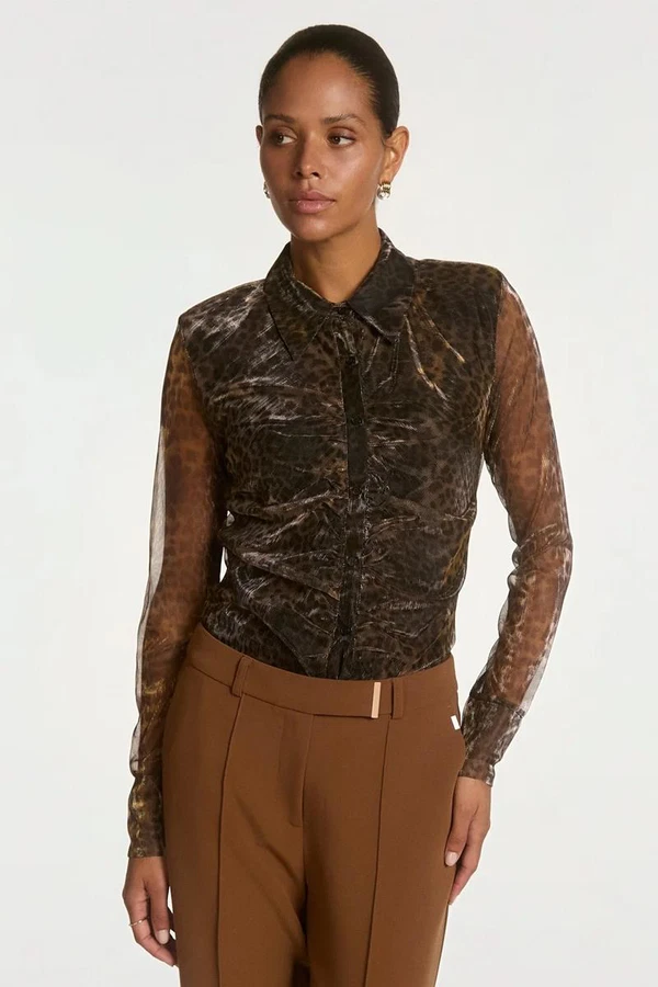 Aaiko Blouse Vigo Bruin 1